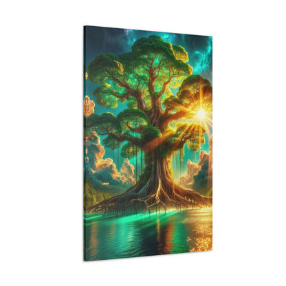 Trees of Light Art Canvas Ed. 12