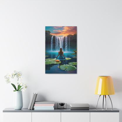 Blissful Lotus Art Canvas Ed. 4