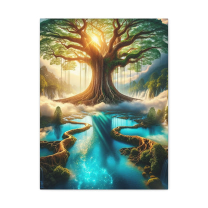 Trees of Light Art Canvas Ed. 11