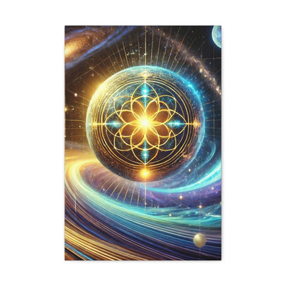 Sacred Geometry Art Canvas Ed. 55