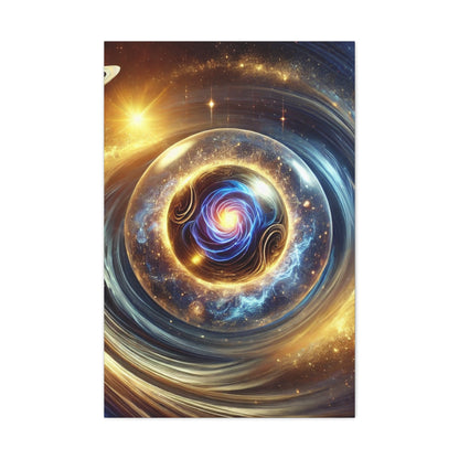 Energetic Orbs Art Canvas Ed. 14