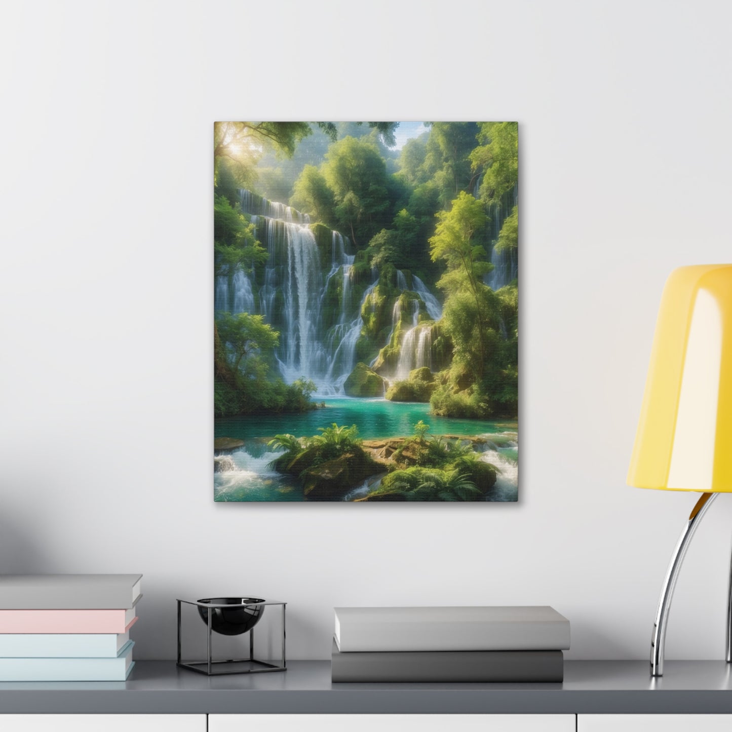 Majestic Waterfalls Art Canvas Ed. 3