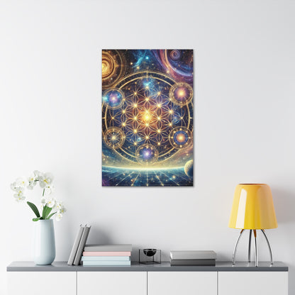 Sacred Geometry Art Canvas Ed. 74