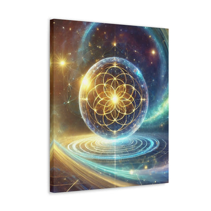 Sacred Geometry Art Canvas Ed. 56