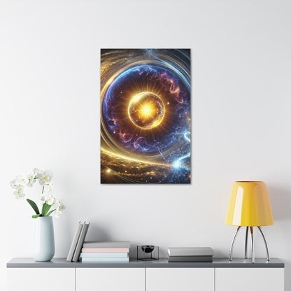 Energetic Orbs Art Canvas Ed. 9