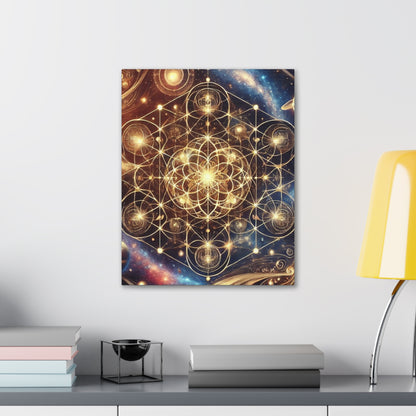 Sacred Geometry Art Canvas Ed. 78