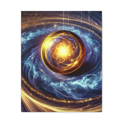 Energetic Orbs Art Canvas Ed. 10