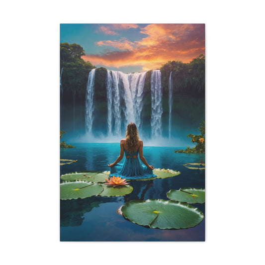 Blissful Lotus Art Canvas Ed. 4