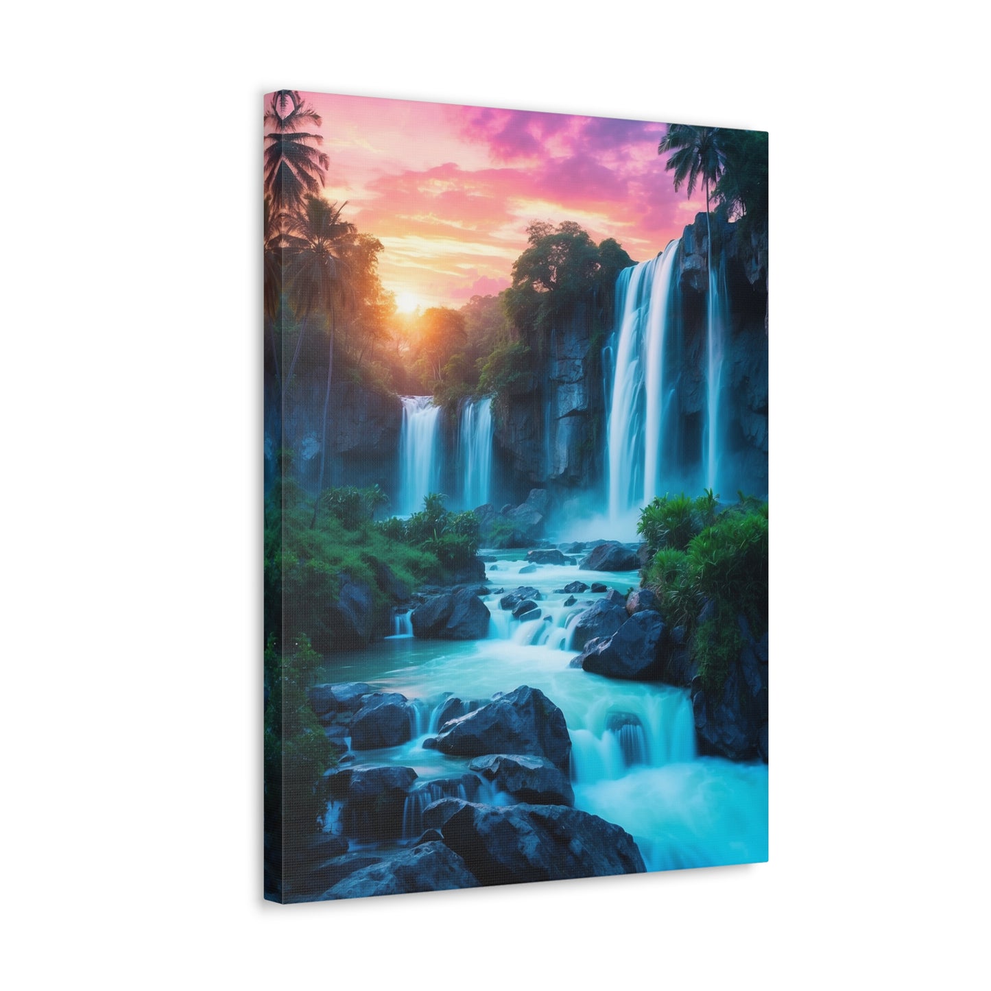 Majestic Waterfalls Art Canvas Ed. 31