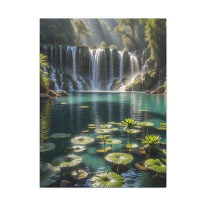 Majestic Waterfalls Art Canvas Ed. 24