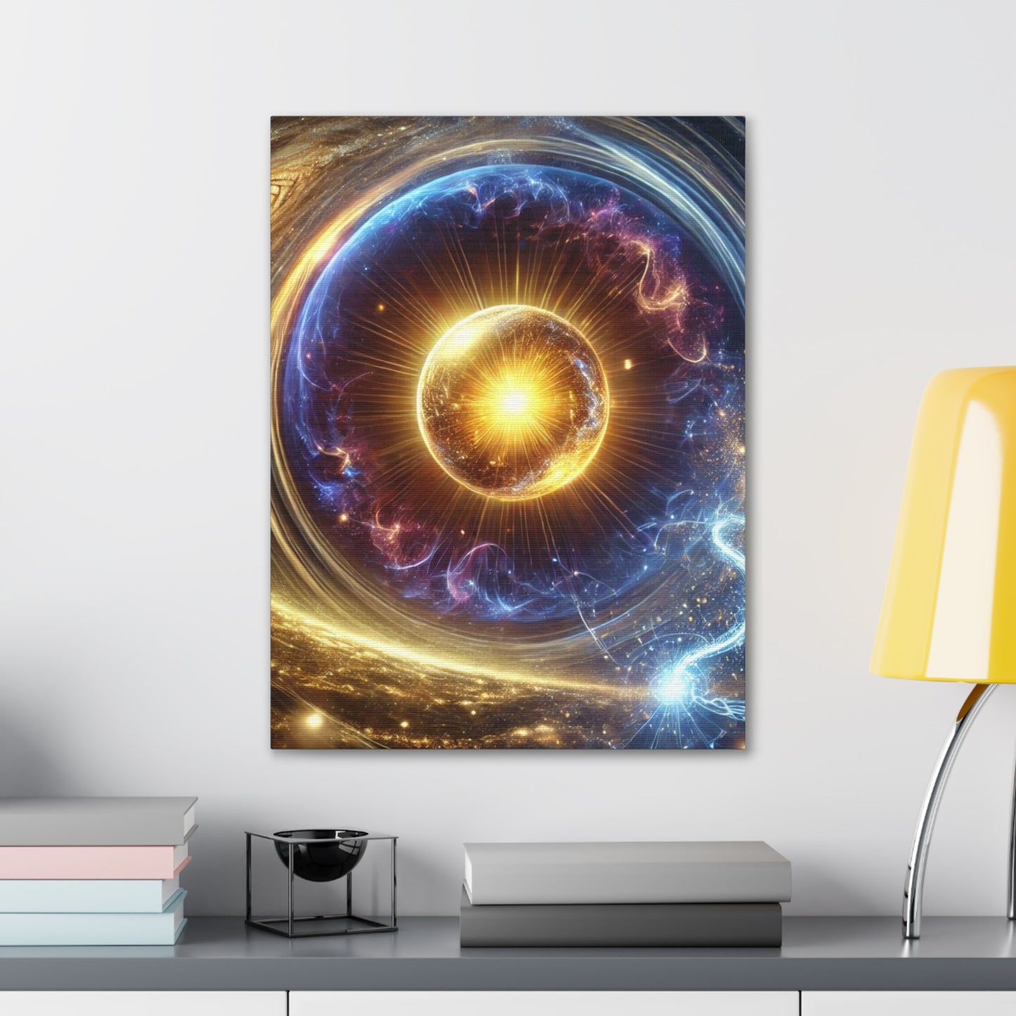 Energetic Orbs Art Canvas Ed. 9