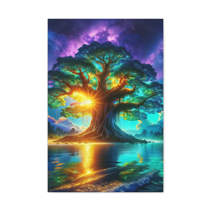 Trees of Light Art Canvas Ed. 14