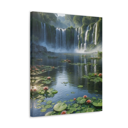 Majestic Waterfalls Art Canvas Ed. 7