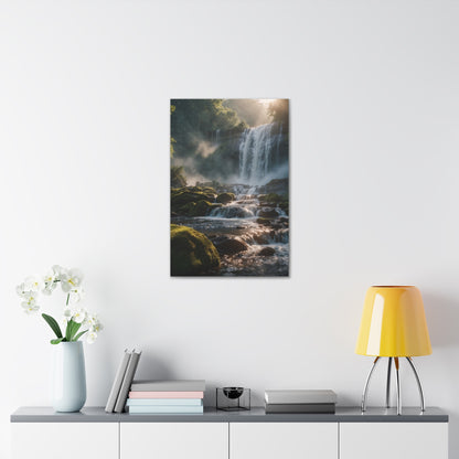 Majestic Waterfalls Art Canvas Ed. 15