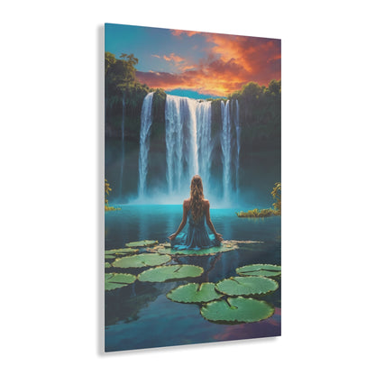 Blissful Lotus Acrylic Print Ed. 2