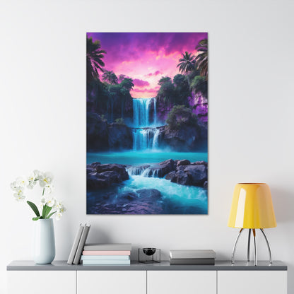 Majestic Waterfalls Art Canvas Ed. 29