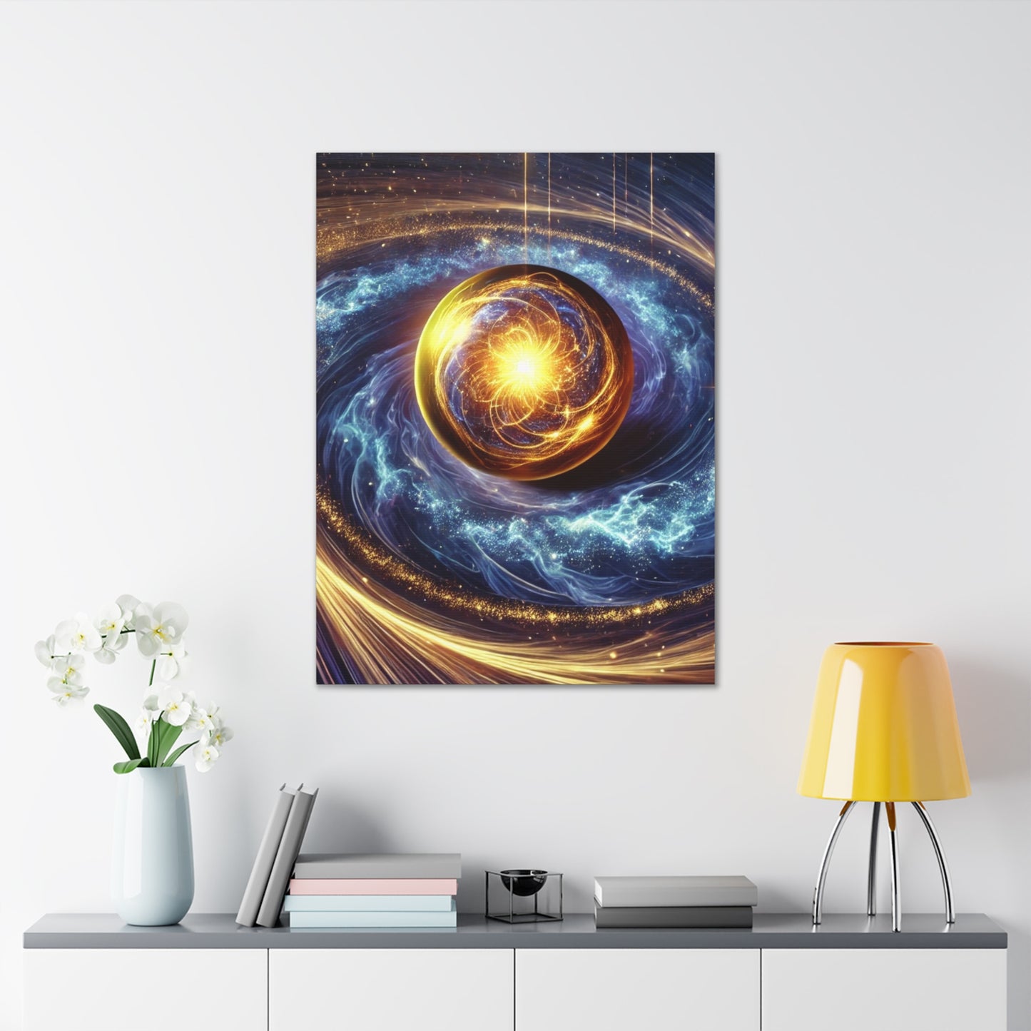 Energetic Orbs Art Canvas Ed. 10