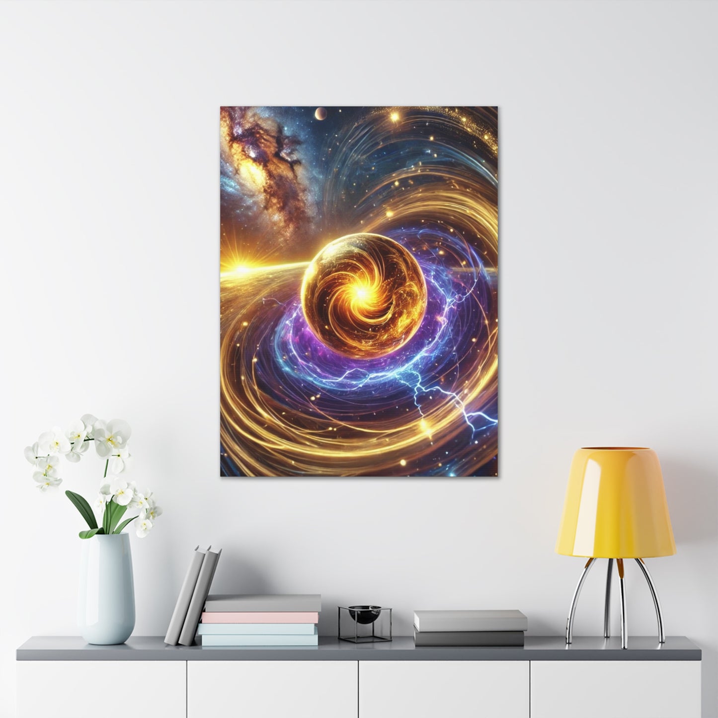 Energetic Orbs Art Canvas Ed. 8