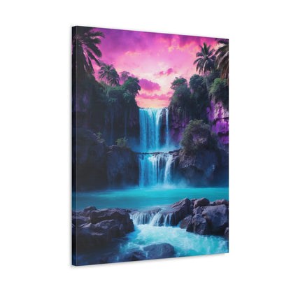 Majestic Waterfalls Art Canvas Ed. 29