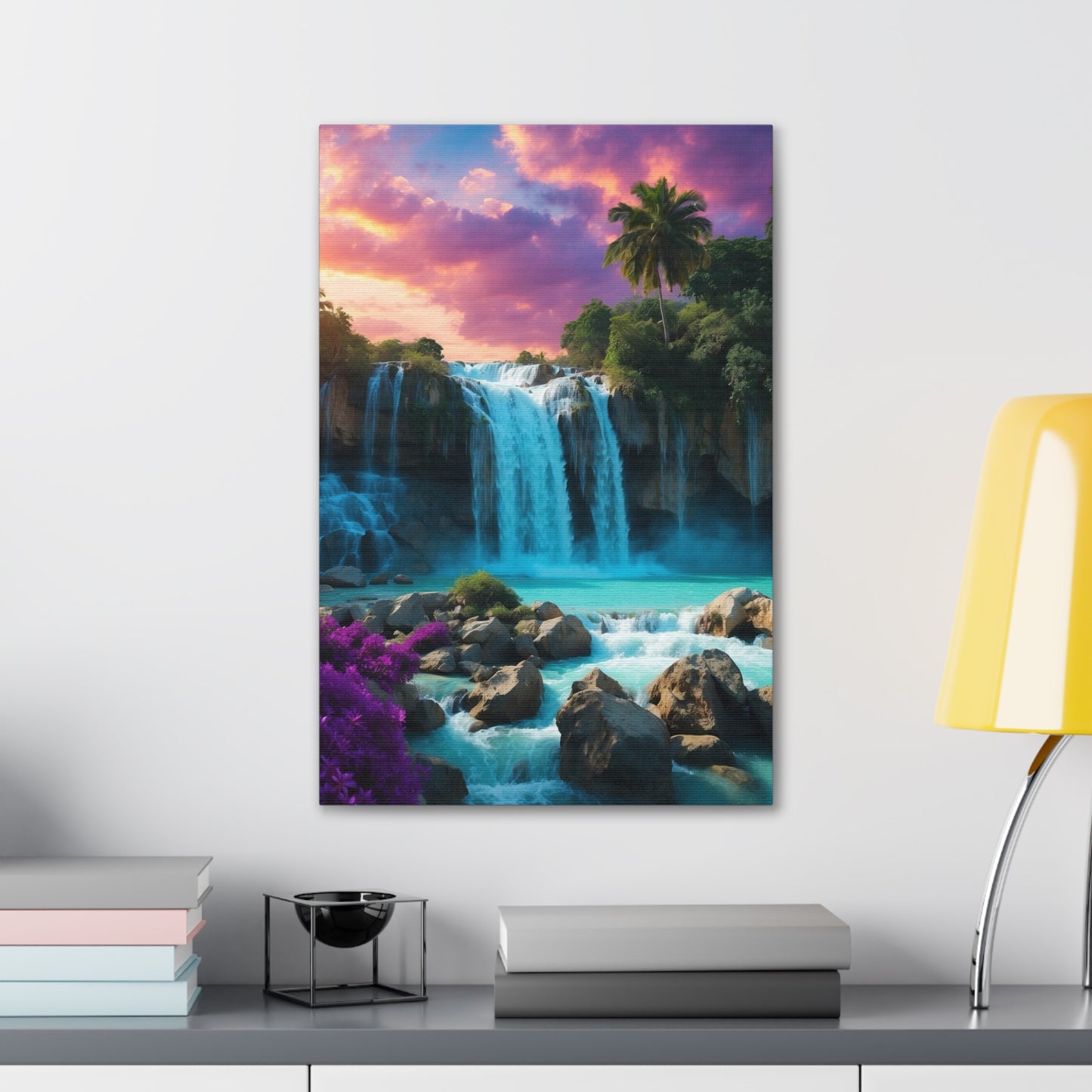 Majestic Waterfalls Art Canvas Ed. 34