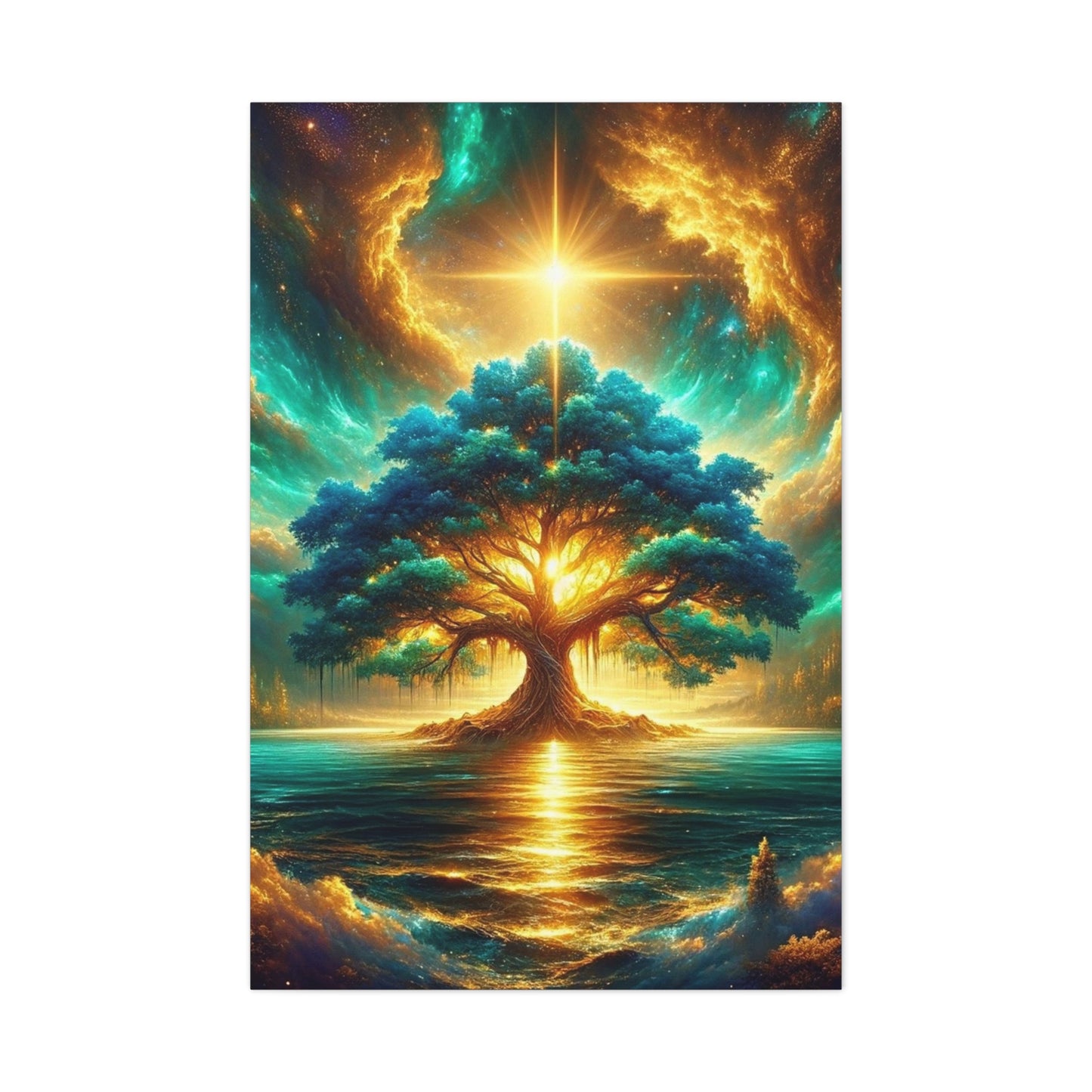 Trees of Light Art Canvas Ed. 10