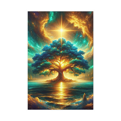 Trees of Light Art Canvas Ed. 10