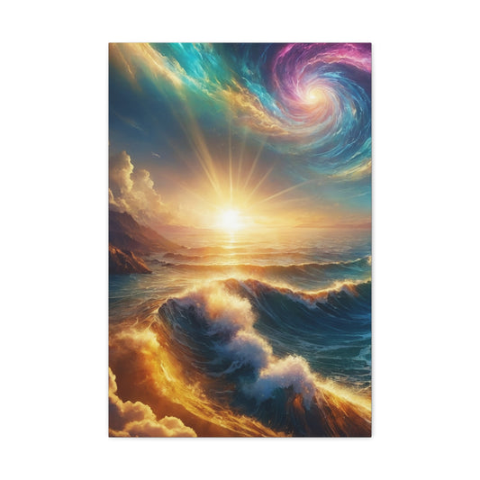 Serene Ocean Art Canvas Ed. 18