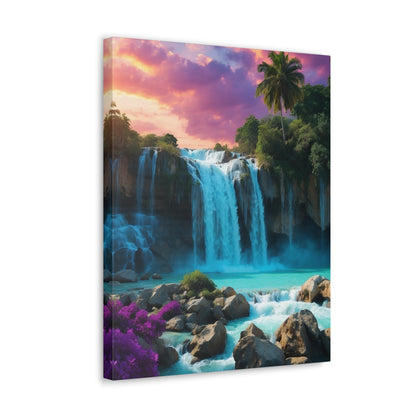 Majestic Waterfalls Art Canvas Ed. 34