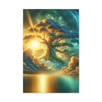 Trees of Light Art Canvas Ed. 3