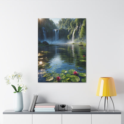 Majestic Waterfalls Art Canvas Ed. 6