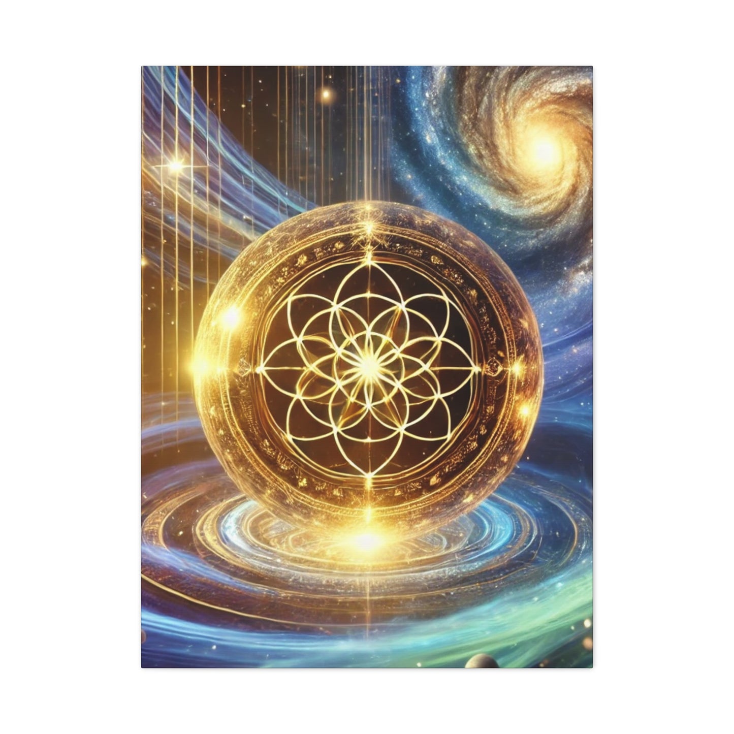 Sacred Geometry Art Canvas Ed. 57