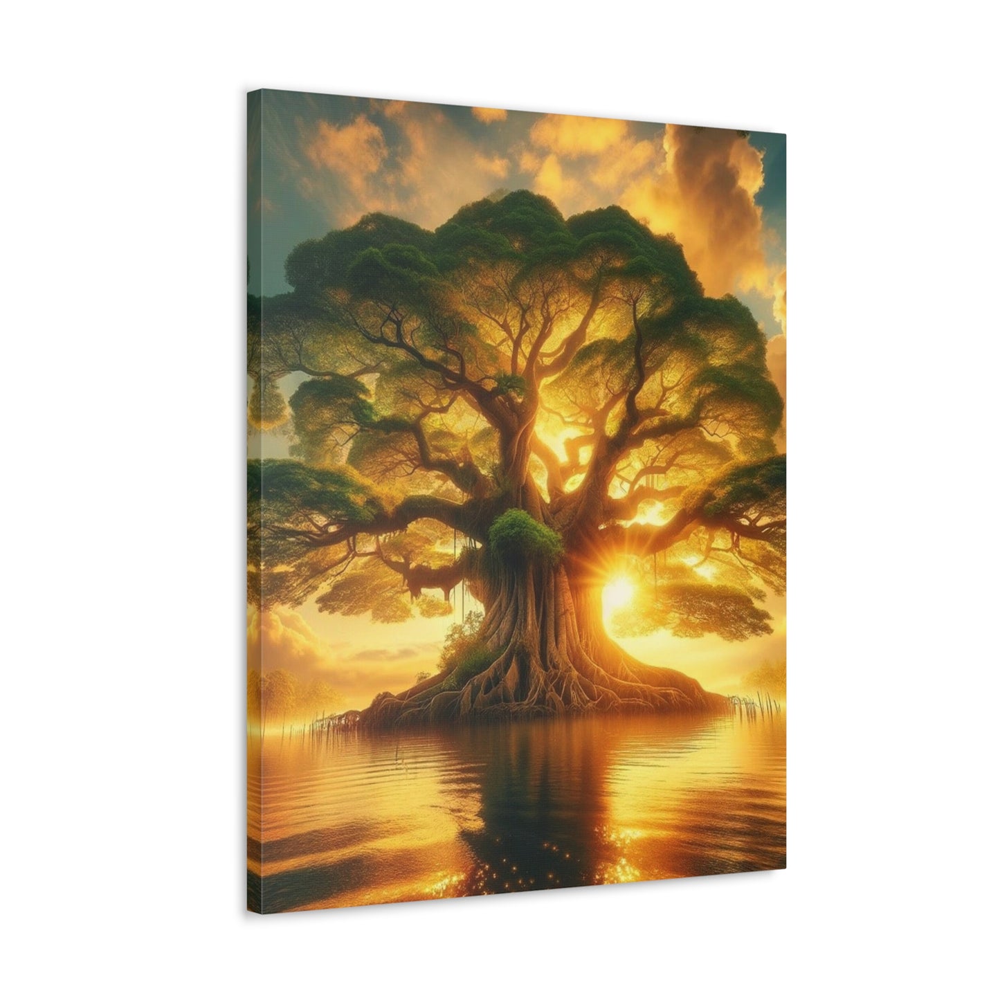 Trees of Light Art Canvas Ed. 4