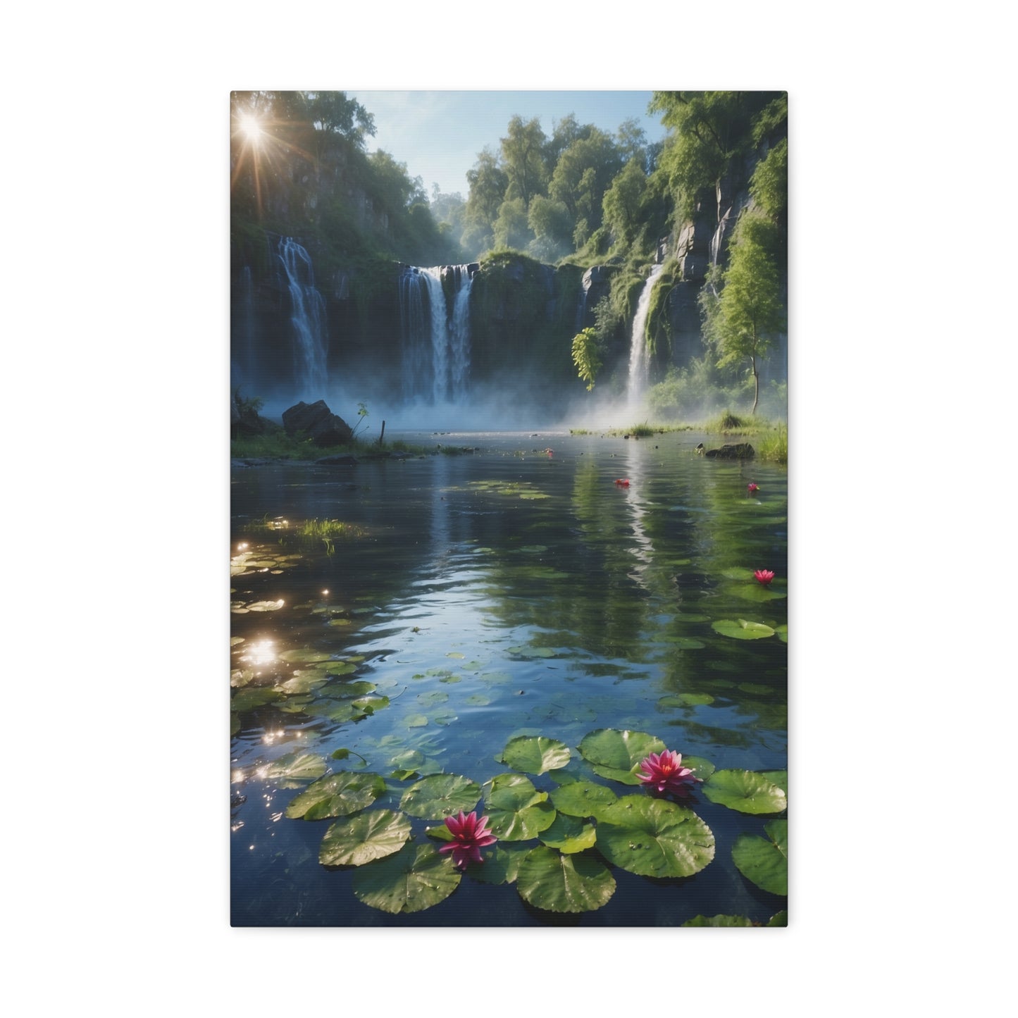 Majestic Waterfalls Art Canvas Ed. 6