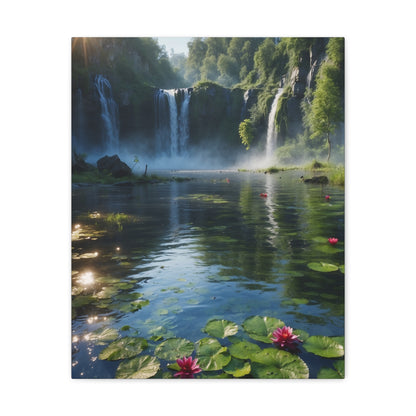 Majestic Waterfalls Art Canvas Ed. 6