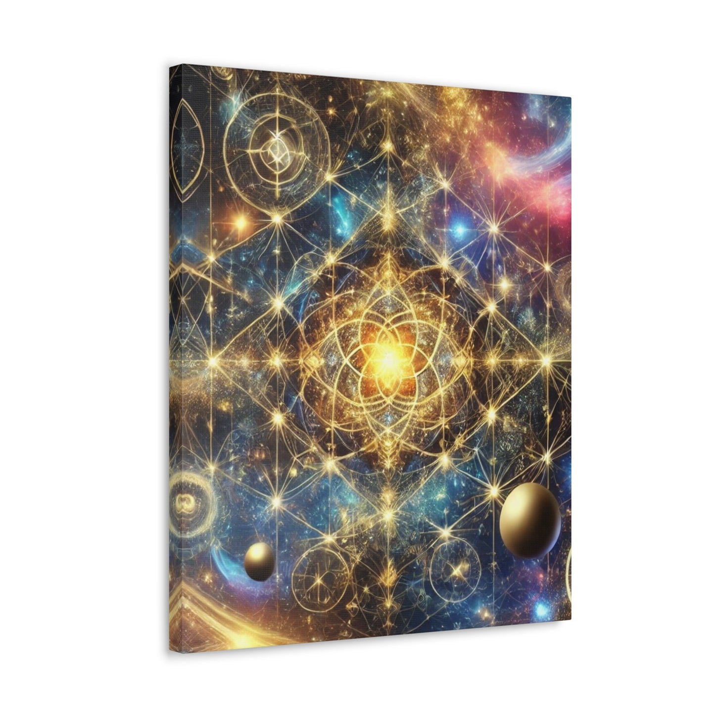 Sacred Geometry Art Canvas Ed. 72