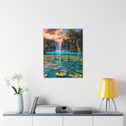 Majestic Waterfalls Art Canvas Ed. 40