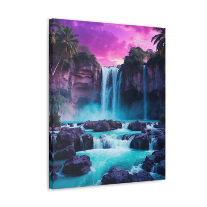 Majestic Waterfalls Art Canvas Ed. 30