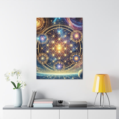 Sacred Geometry Art Canvas Ed. 74