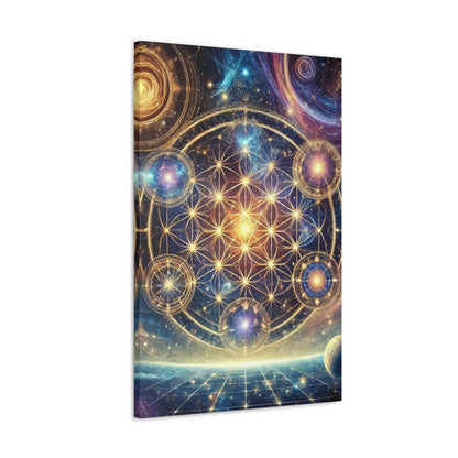 Sacred Geometry Art Canvas Ed. 74