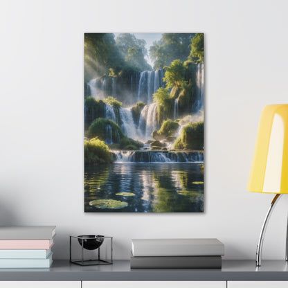 Majestic Waterfalls Art Canvas Ed. 12