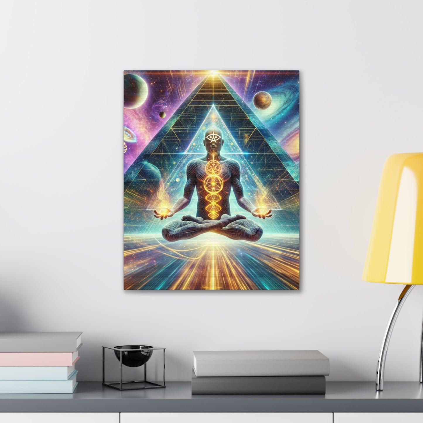 Quantum Entanglement Art Canvas Ed. 13