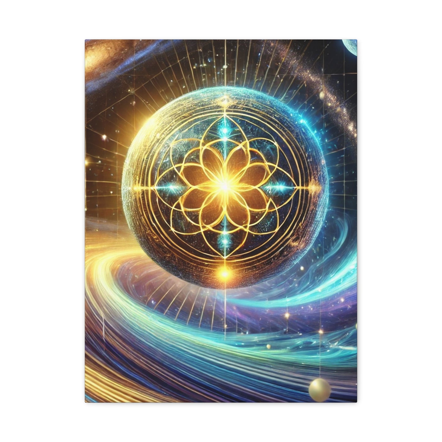 Sacred Geometry Art Canvas Ed. 55