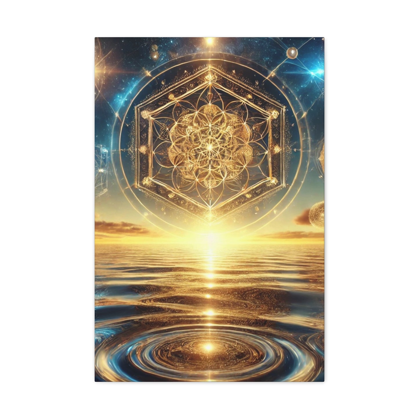 Sacred Geometry Art Canvas Ed. 96