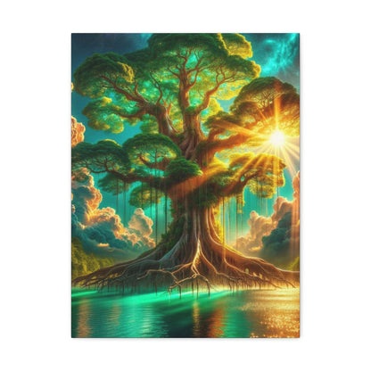 Trees of Light Art Canvas Ed. 12