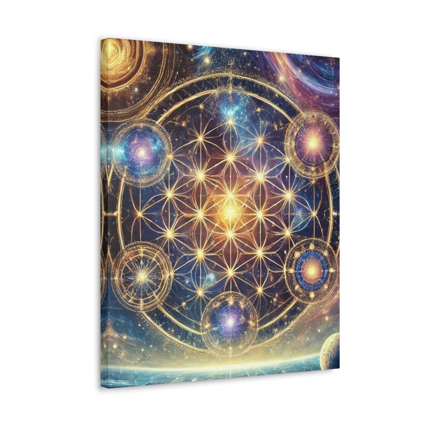 Sacred Geometry Art Canvas Ed. 74