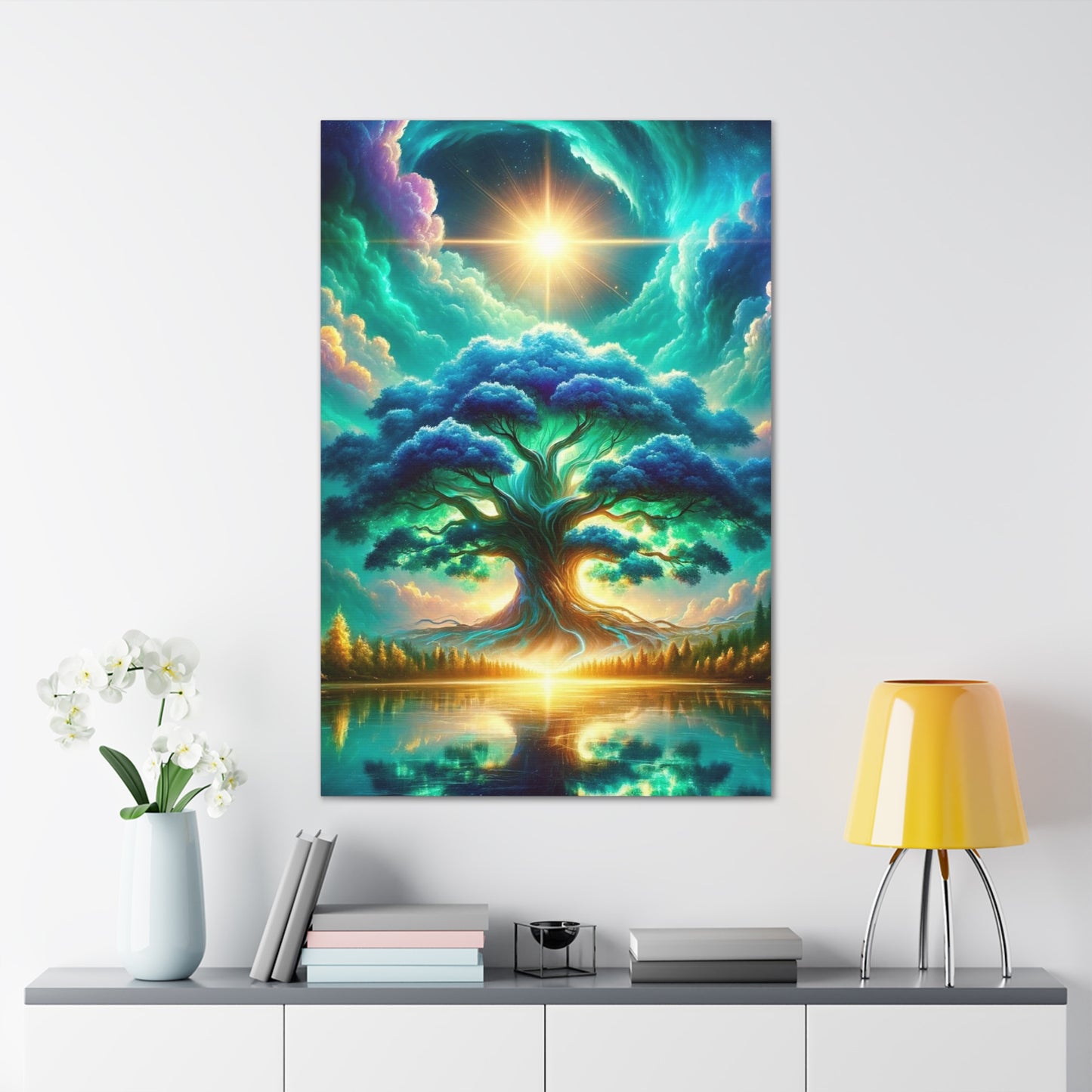 Trees of Light Art Canvas Ed. 13