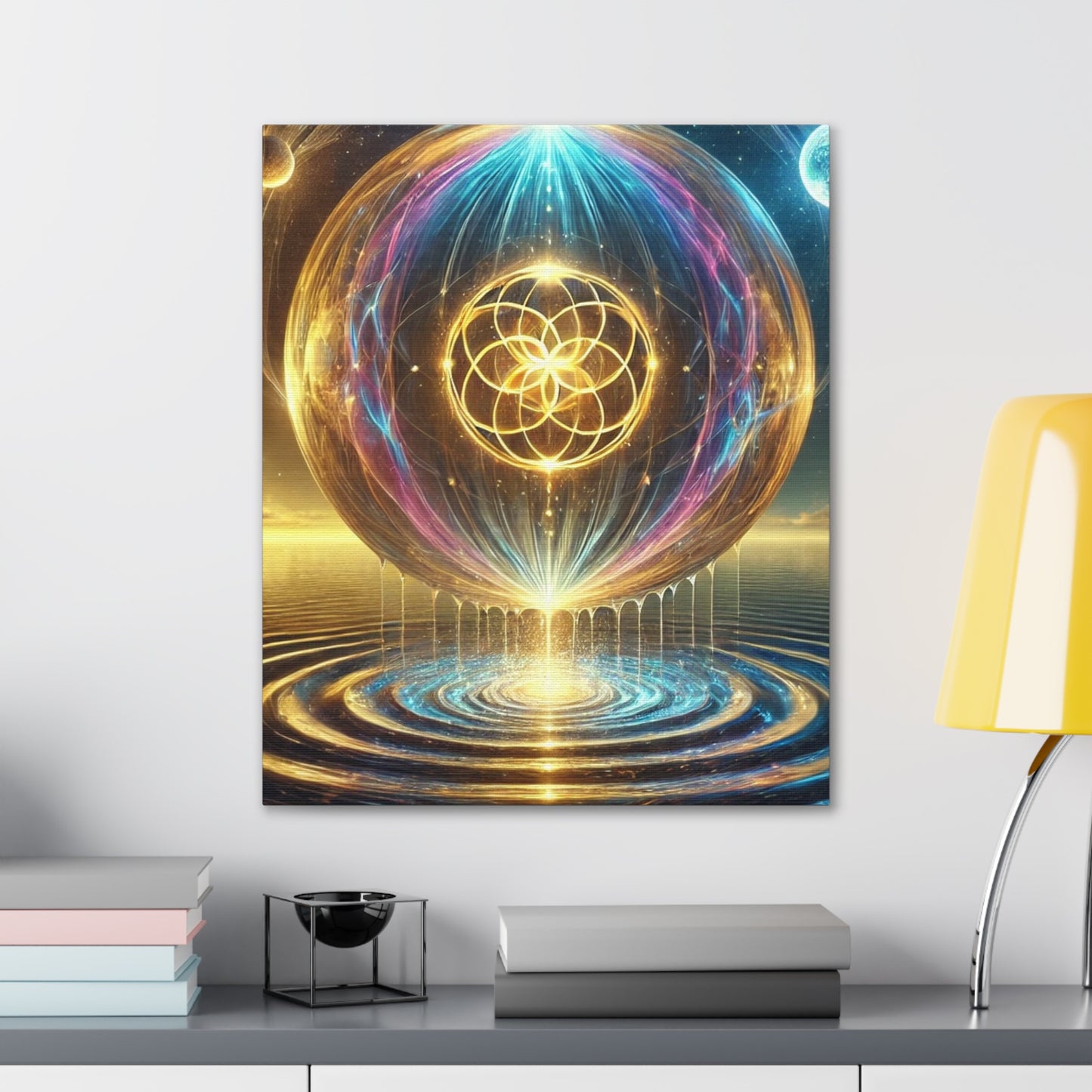 Sacred Geometry Art Canvas Ed. 27