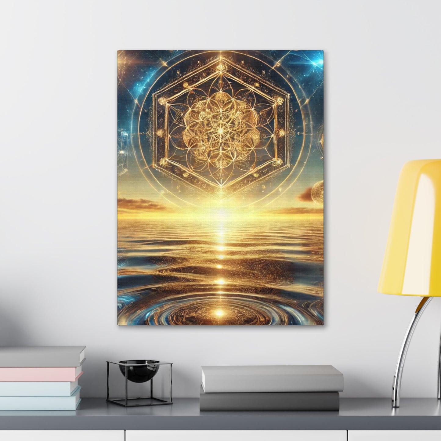 Sacred Geometry Art Canvas Ed. 96