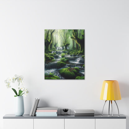 Majestic Waterfalls Art Canvas Ed. 1