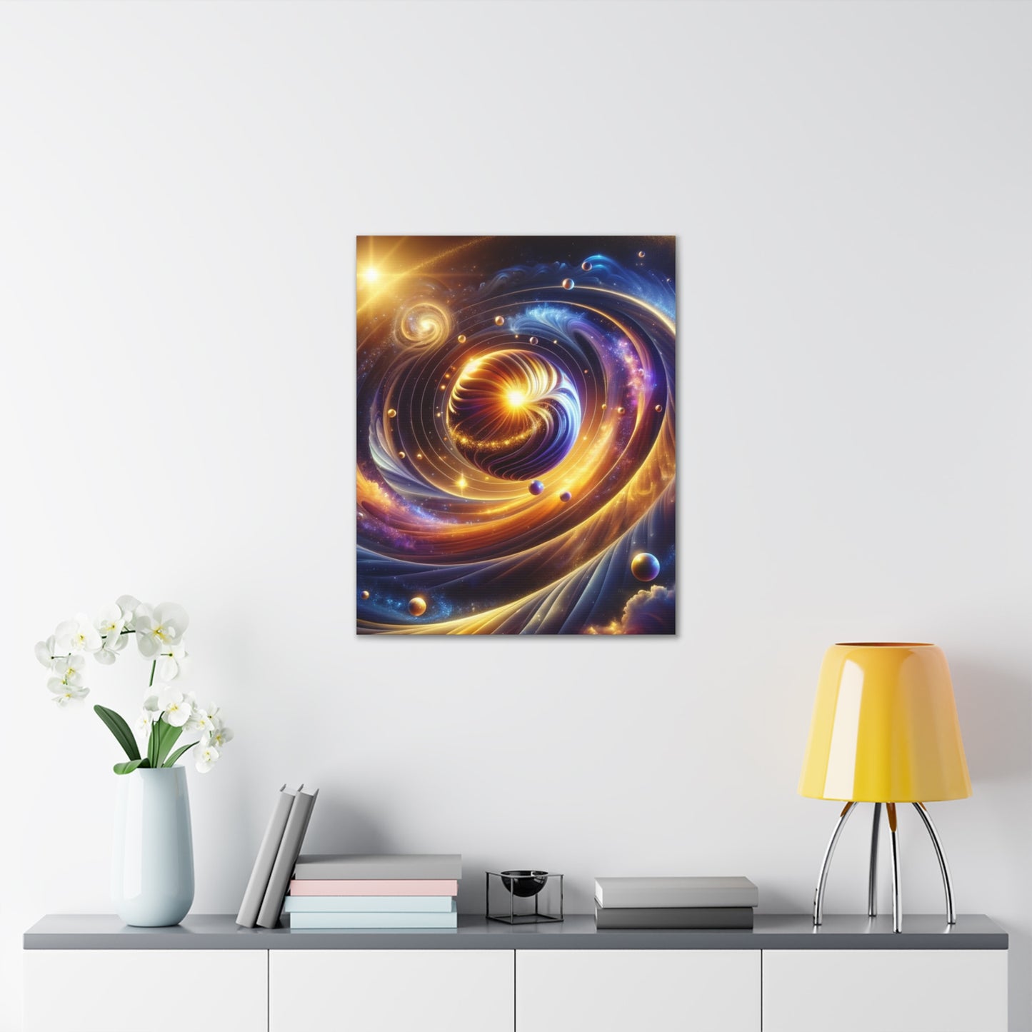 Energetic Orbs Art Canvas Ed. 5